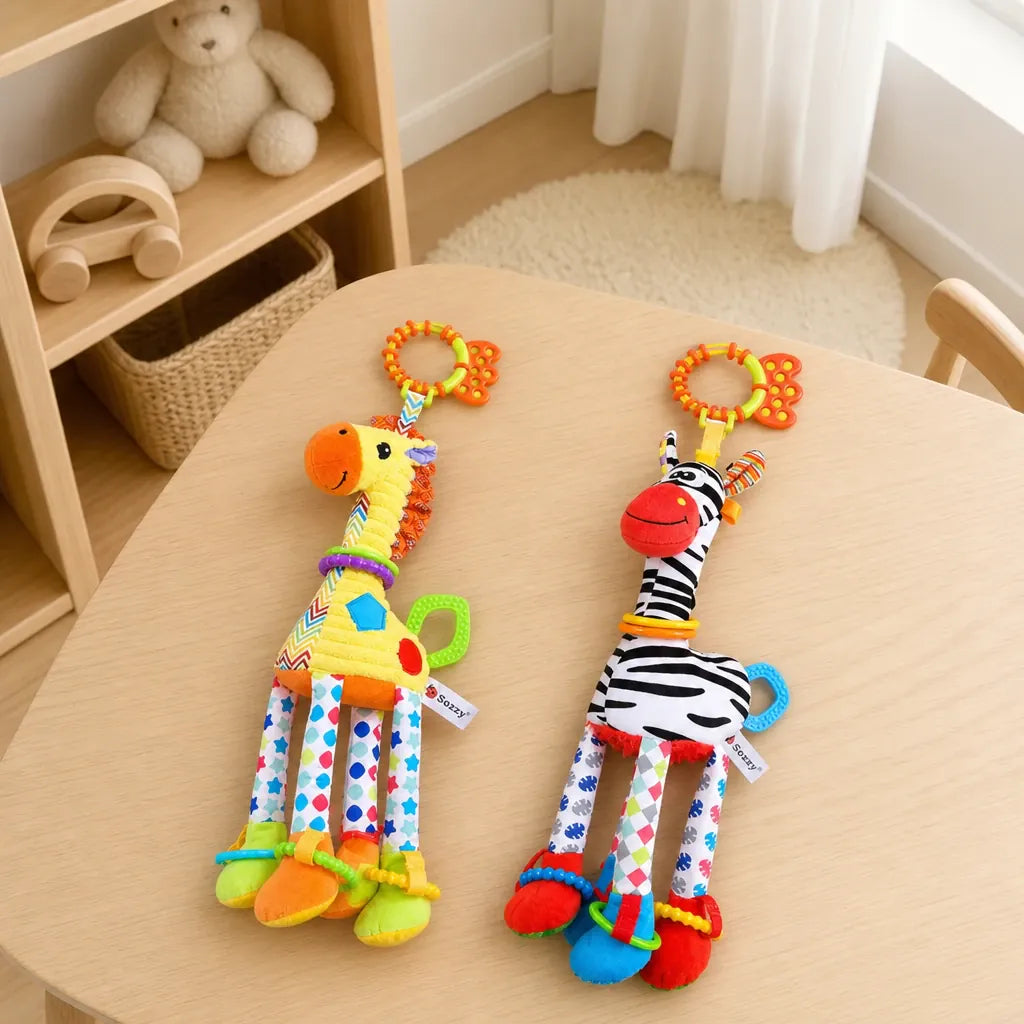 Nelokid Baby Rattle Soft Toy