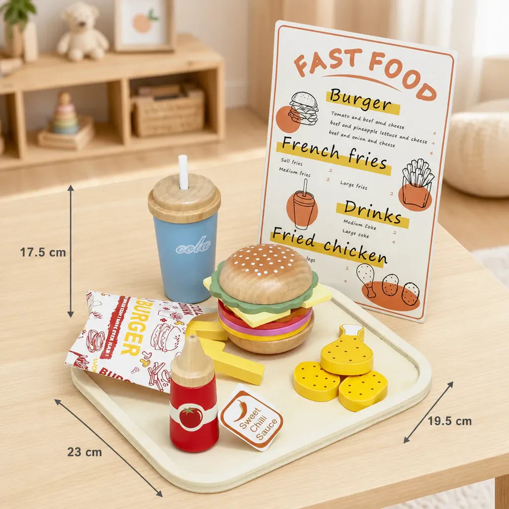 Nelokid Fast Food Kitchen Toy