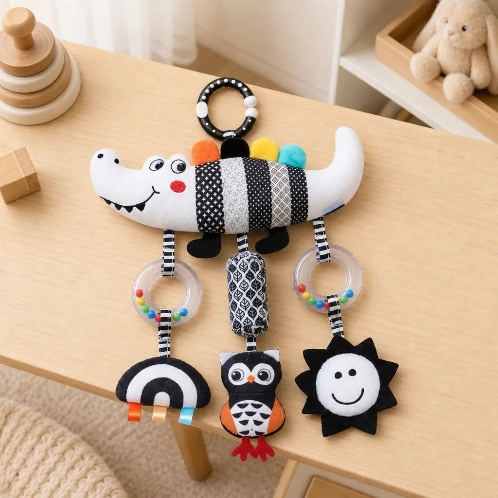 Nelokid Crocodile Stroller Hanging Toy