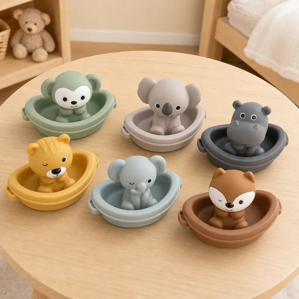 Nelokid Bath Toys Silicone