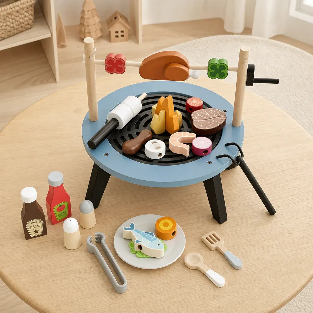 Nelokid Wooden BBQ Toy