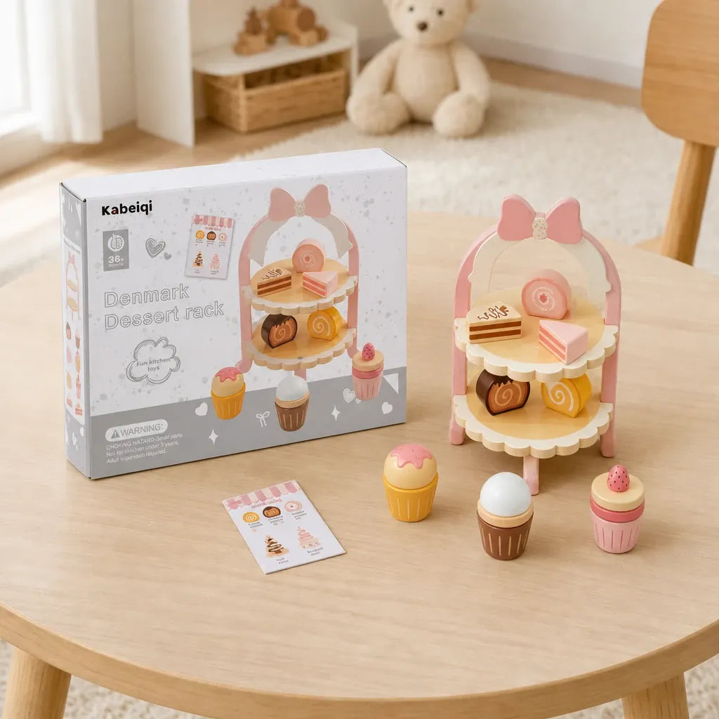 Nelokid Wooden Tea Party Set