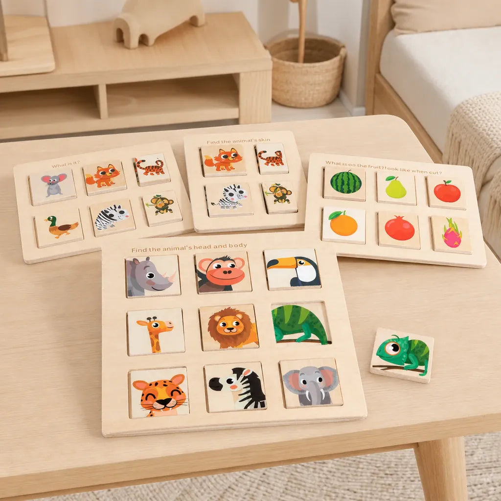 Nelokid Wooden Matching Puzzle