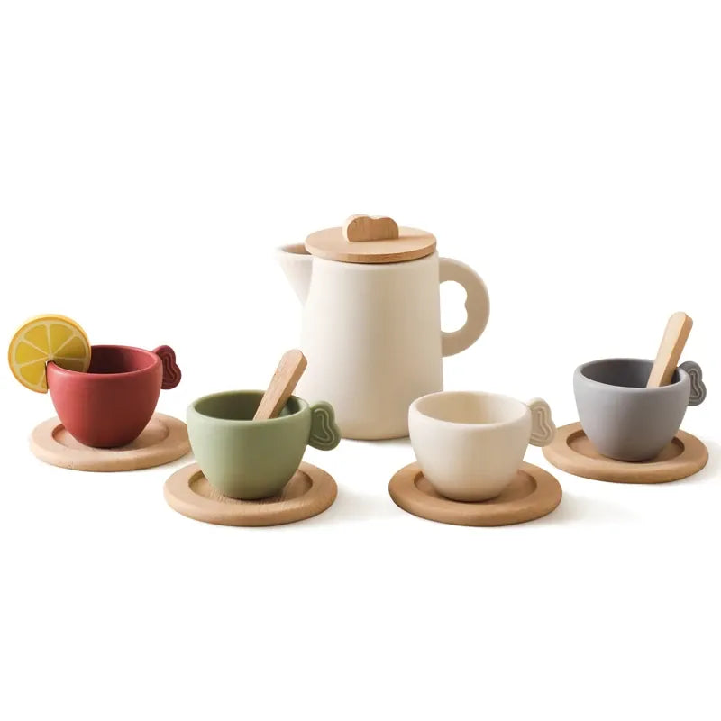 Nelokid Toy Kitchen Cooking Set