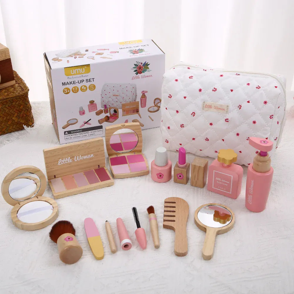 Nelokid Wooden Makeup Set