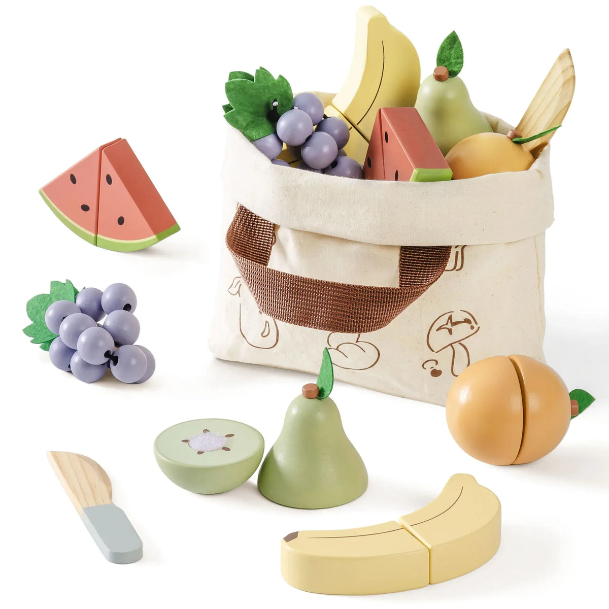 Nelokid Fruits and Vegetables Toy Cutting