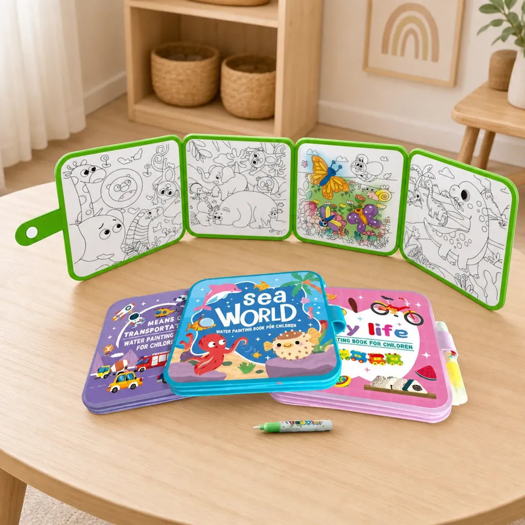 Nelokid Magic Water Painting Book
