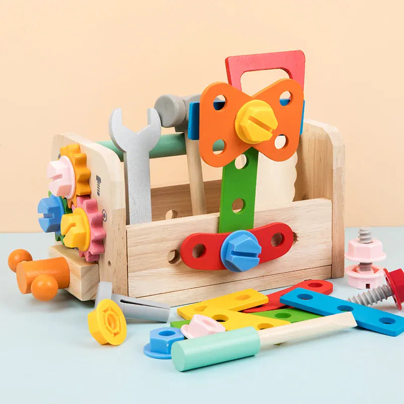 Nelokid Kids Wooden Tool Set