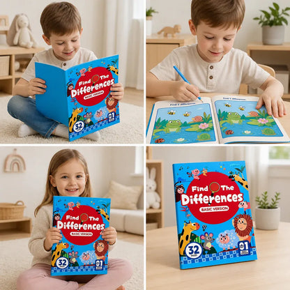 Nelokid Children's Spot the Difference Books