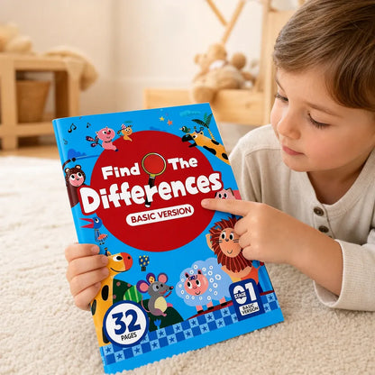 Nelokid Children's Spot the Difference Books