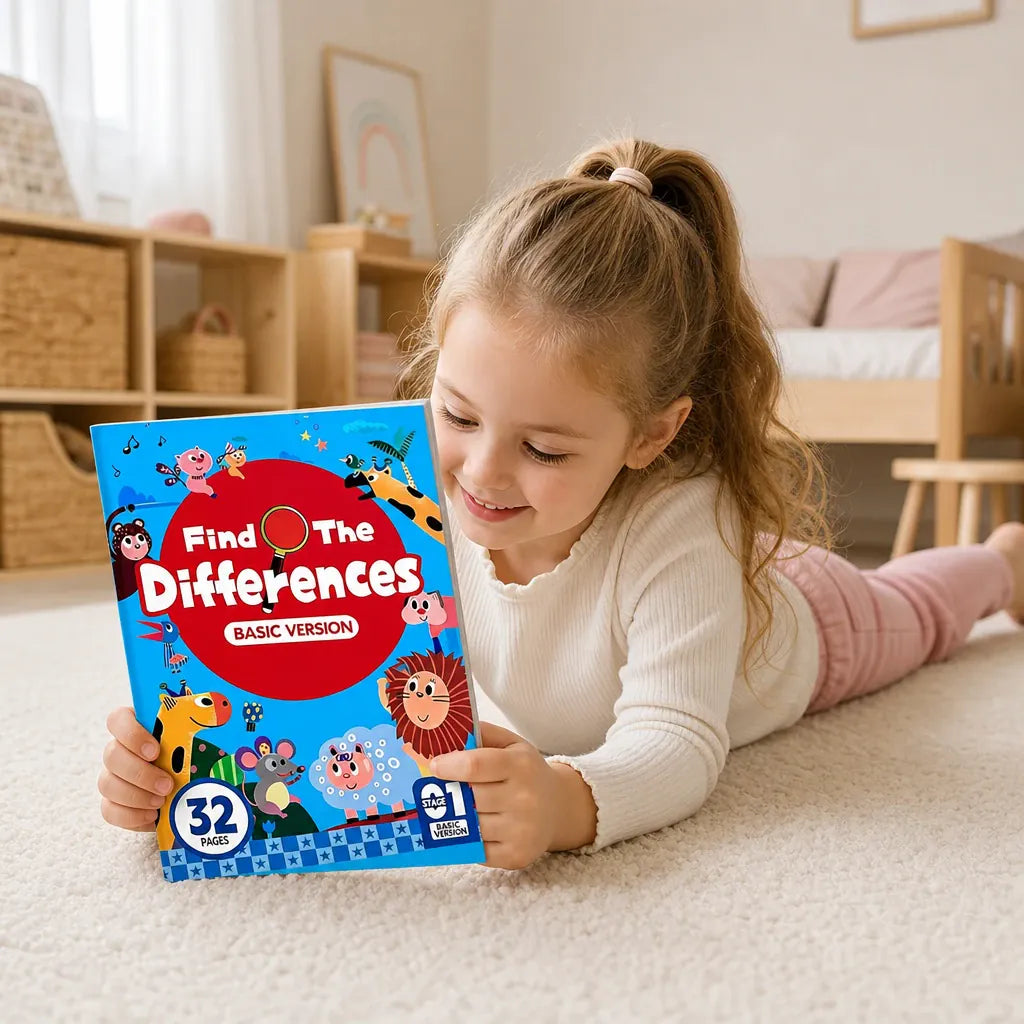 Nelokid Children's Spot the Difference Books