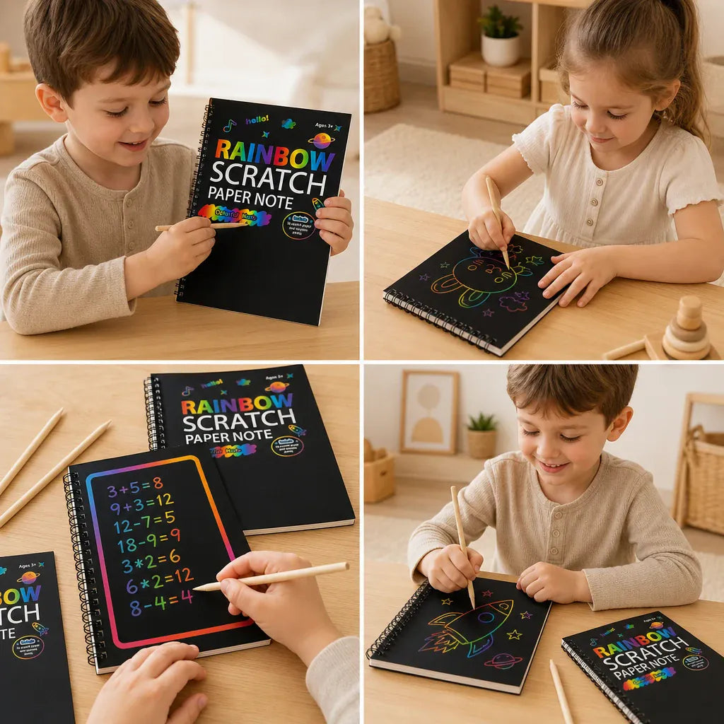 Nelokid Scratch Art for Kids