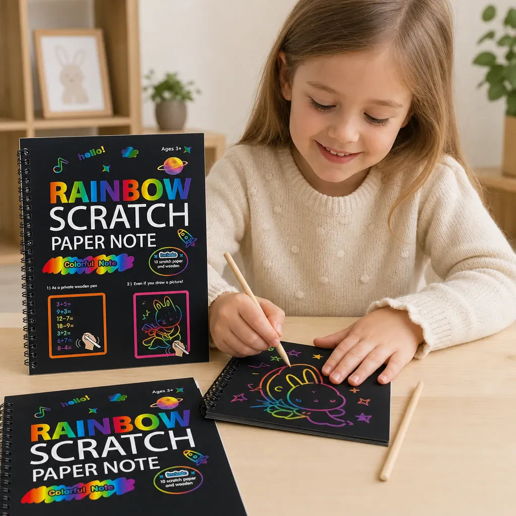 Nelokid Scratch Art for Kids