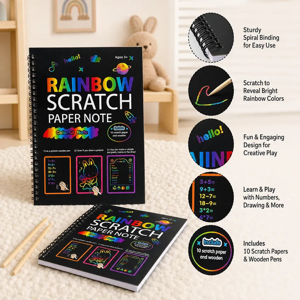 Nelokid Scratch Art for Kids