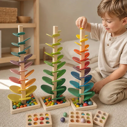 Nelokid Wooden Marble Run