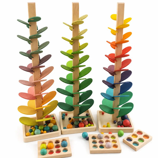Nelokid Wooden Marble Run