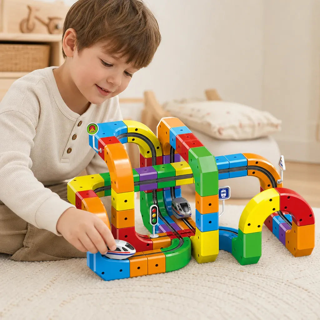 Nelokid Train Toys With Tracks
