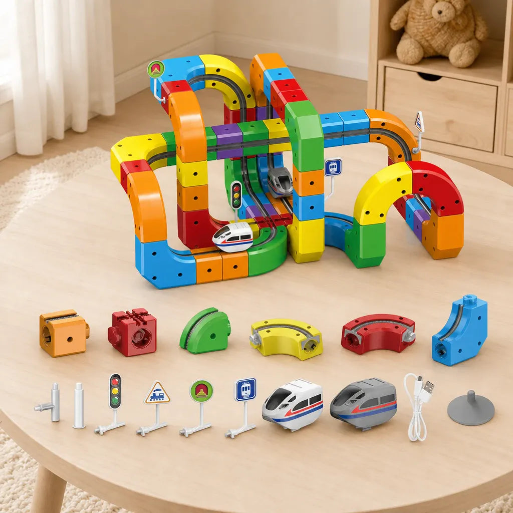 Nelokid Train Toys With Tracks