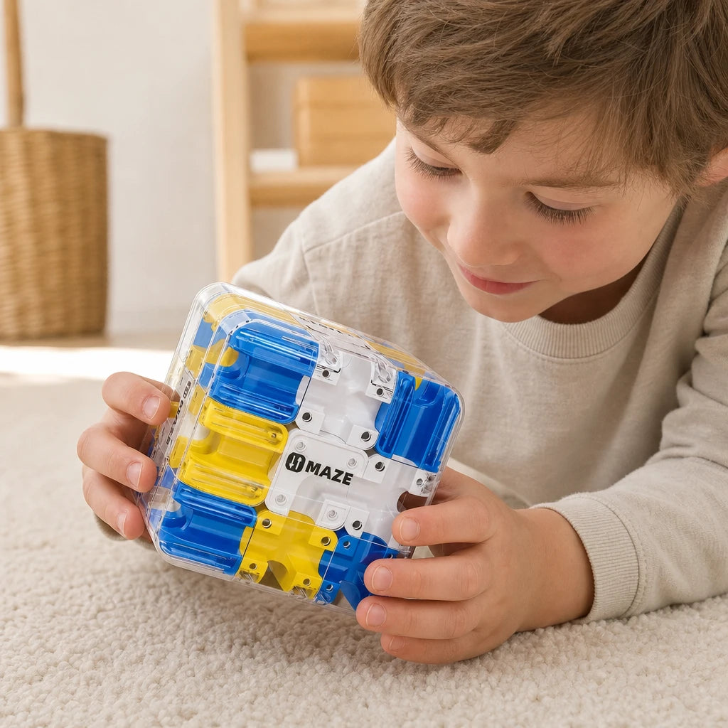 Nelokid Rolling Ball Maze Cube