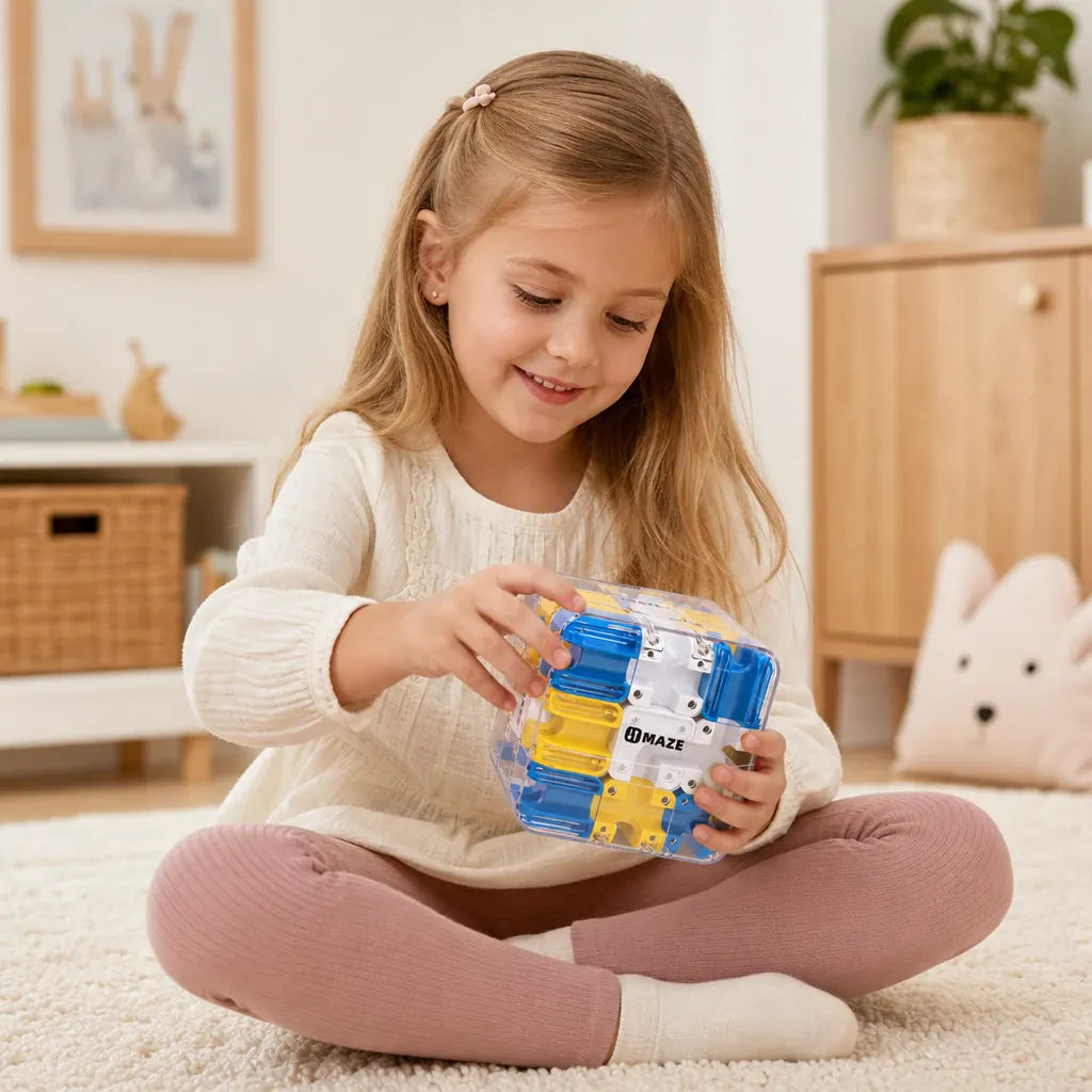 Nelokid Rolling Ball Maze Cube