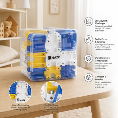 Nelokid Rolling Ball Maze Cube