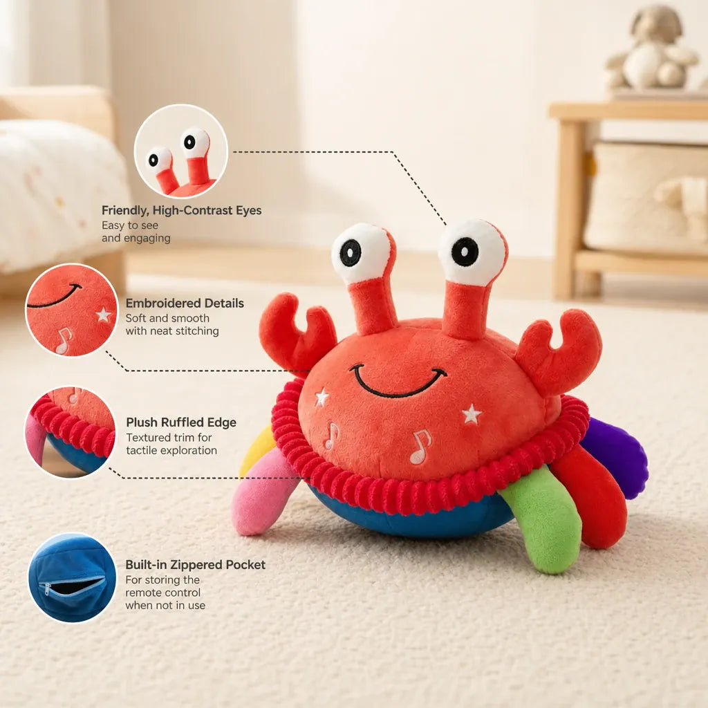 Nelokid Crawling Crab Toy