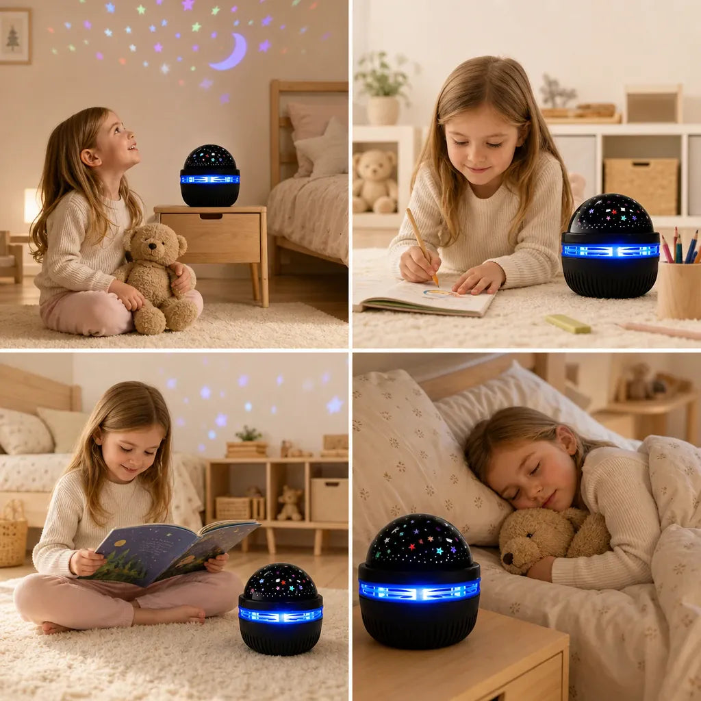 Nelokid Star Projector Night Lamp