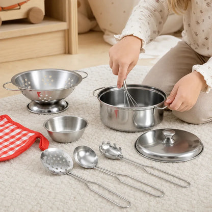 Nelokid Metal Toy Kitchen Accessories