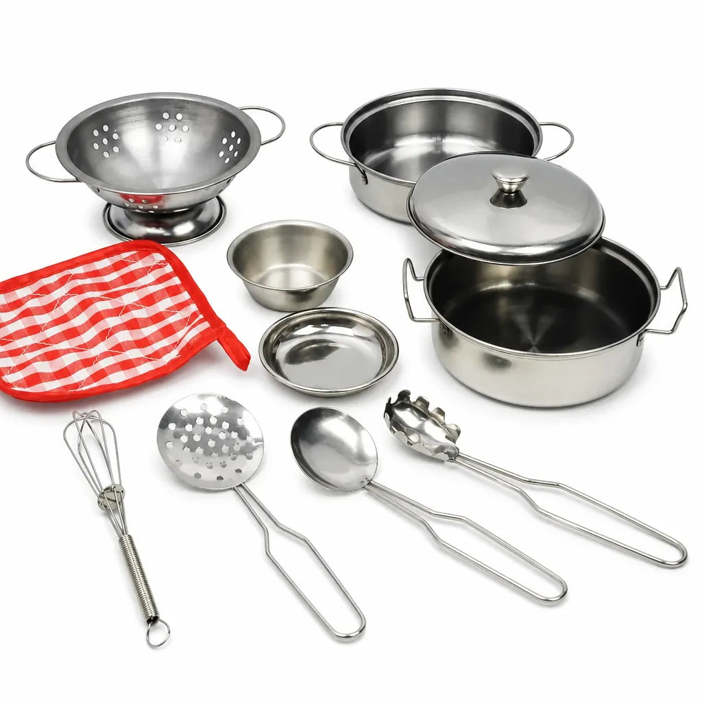 Nelokid Metal Toy Kitchen Accessories