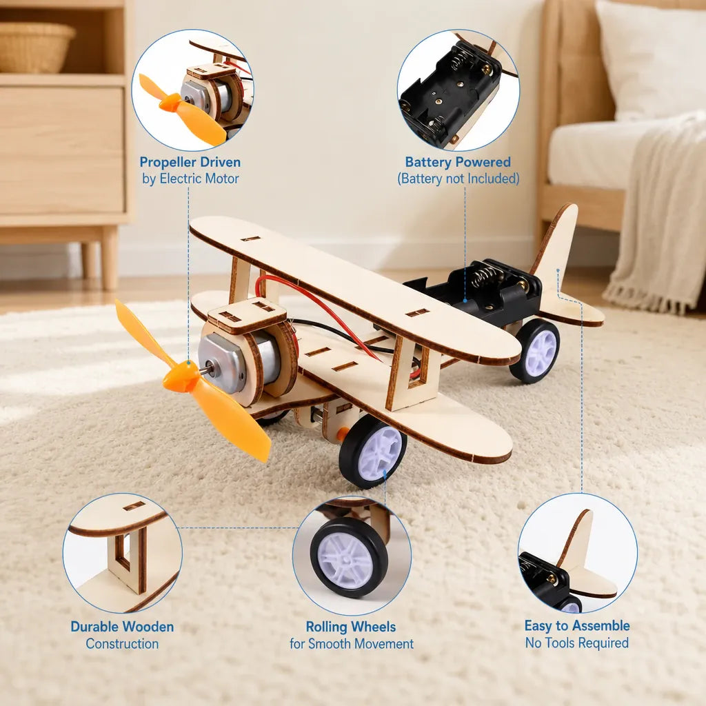 Nelokid Model Plane Building Kit