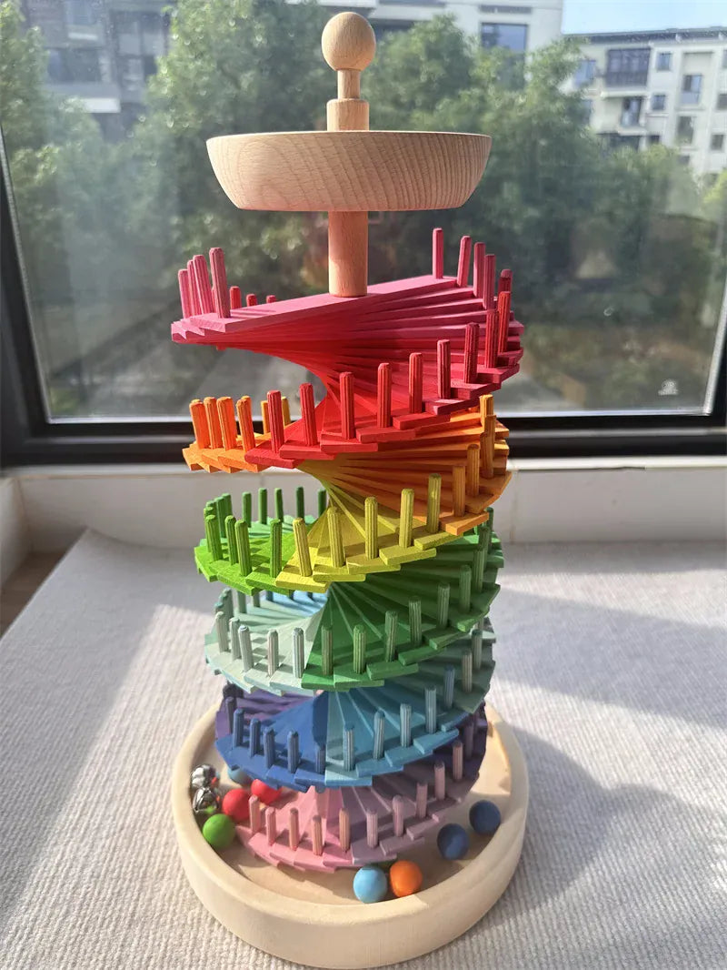 Nelokid Wooden Marble Run