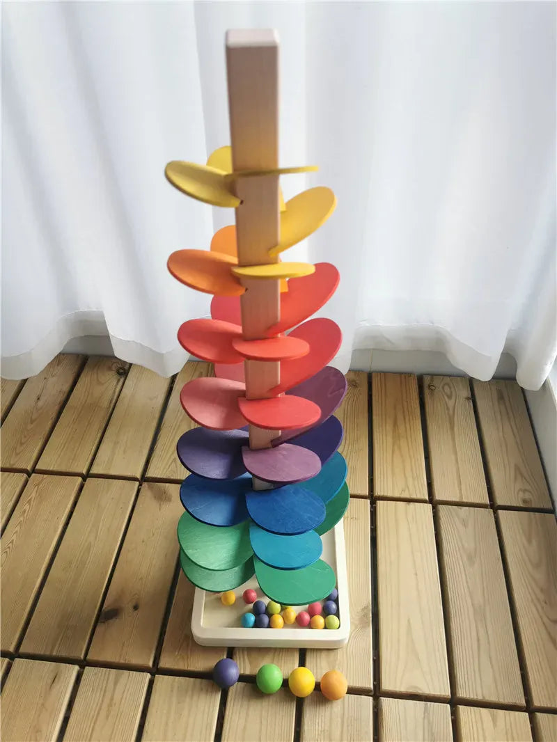Nelokid Wooden Marble Run