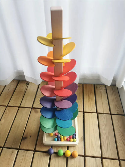 Nelokid Wooden Marble Run