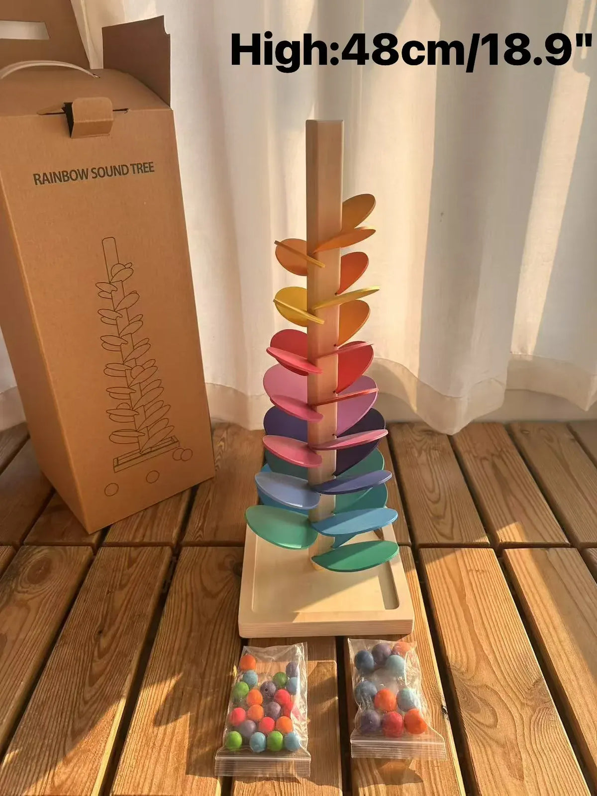Nelokid Wooden Marble Run
