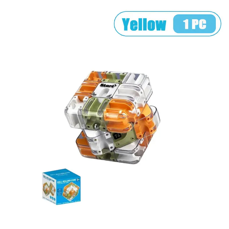 Nelokid Rolling Ball Maze Cube
