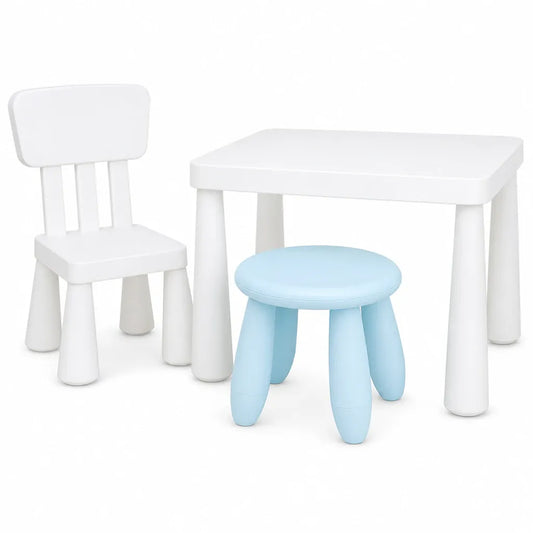 Nelokid Kids Plastic Table And Chairs