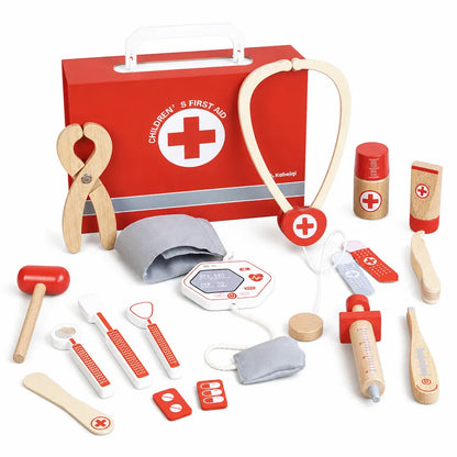 Nelokid Wooden Doctor Play Set