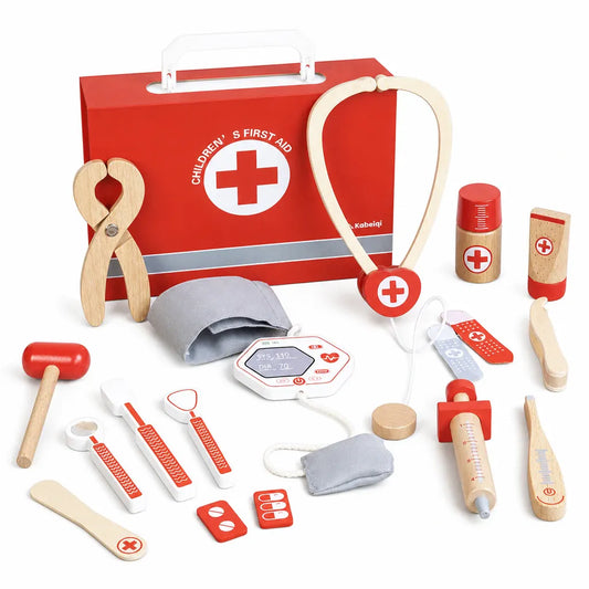 Nelokid Wooden Doctor Play Set