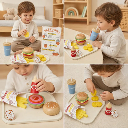 Nelokid Fast Food Kitchen Toy