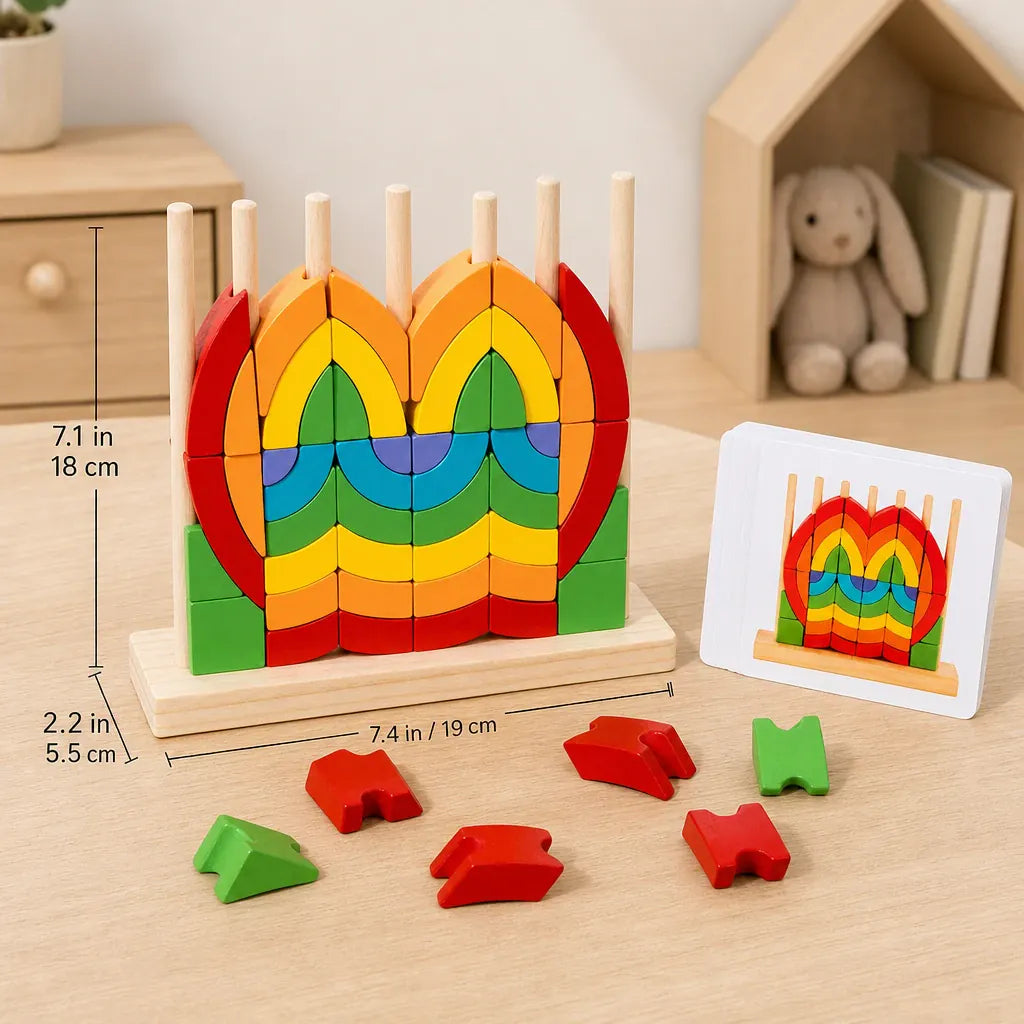Nelokid Geometric Stacking Toy