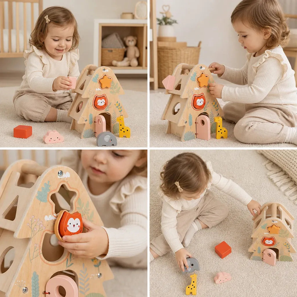Nelokid Treehouse Toy Wooden