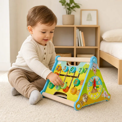 Nelokid 5 in 1 Wooden Activity Cube
