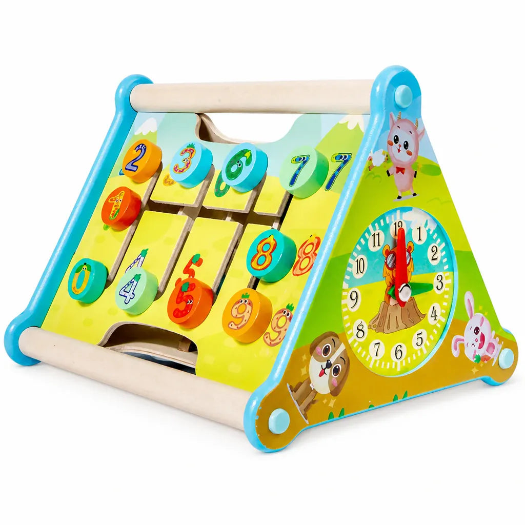 Nelokid 5 in 1 Wooden Activity Cube