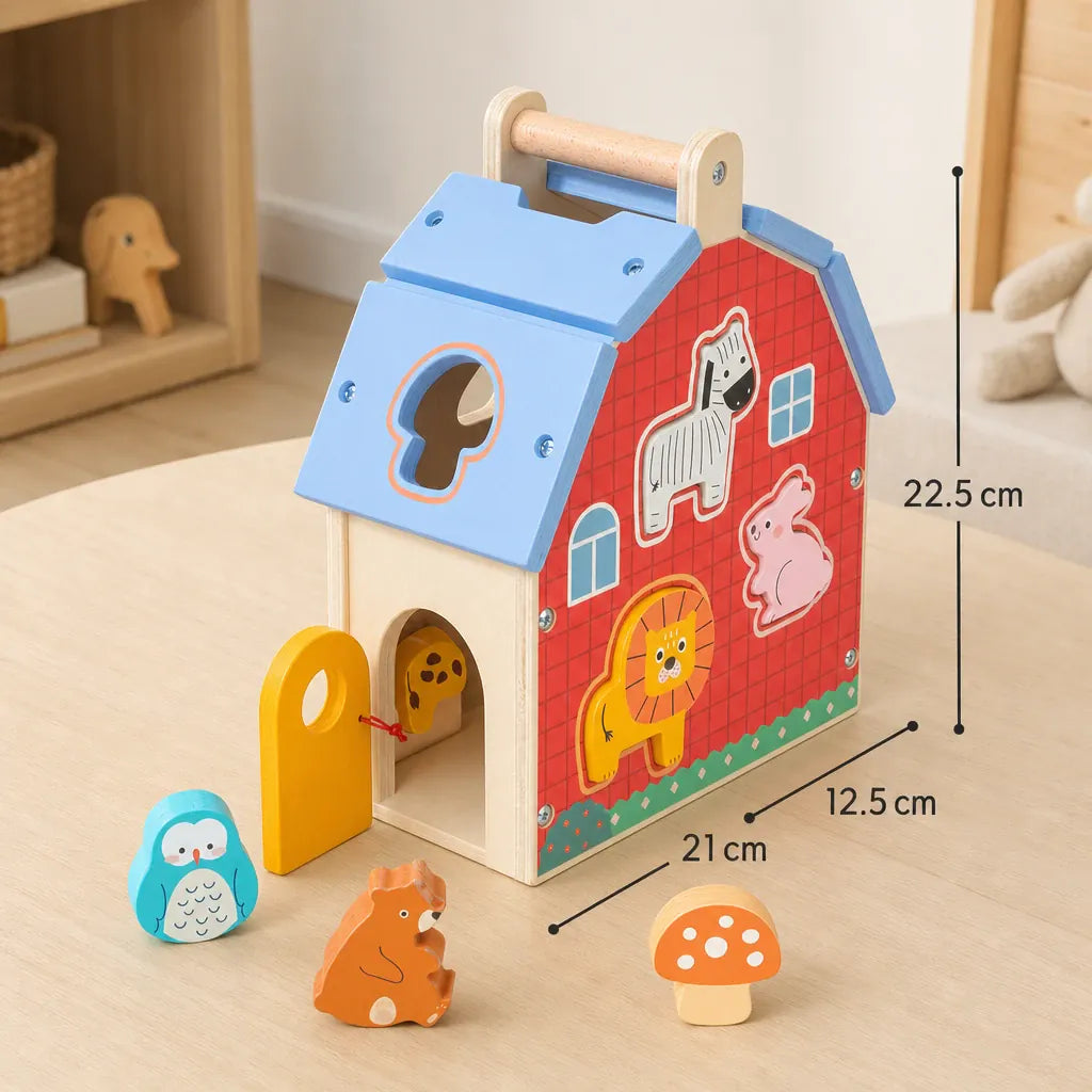 Nelokid House Shape Sorter