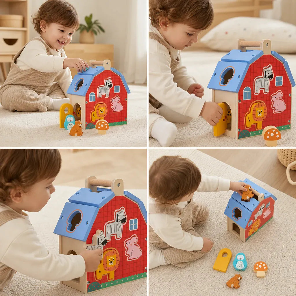 Nelokid House Shape Sorter