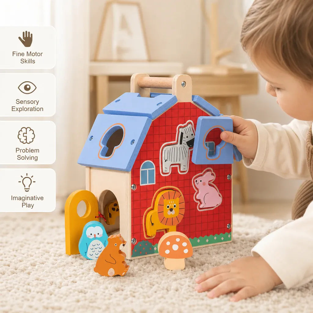 Nelokid House Shape Sorter