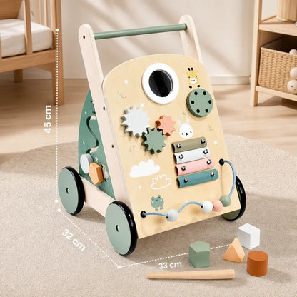 Nelokid Wooden Activity Walker
