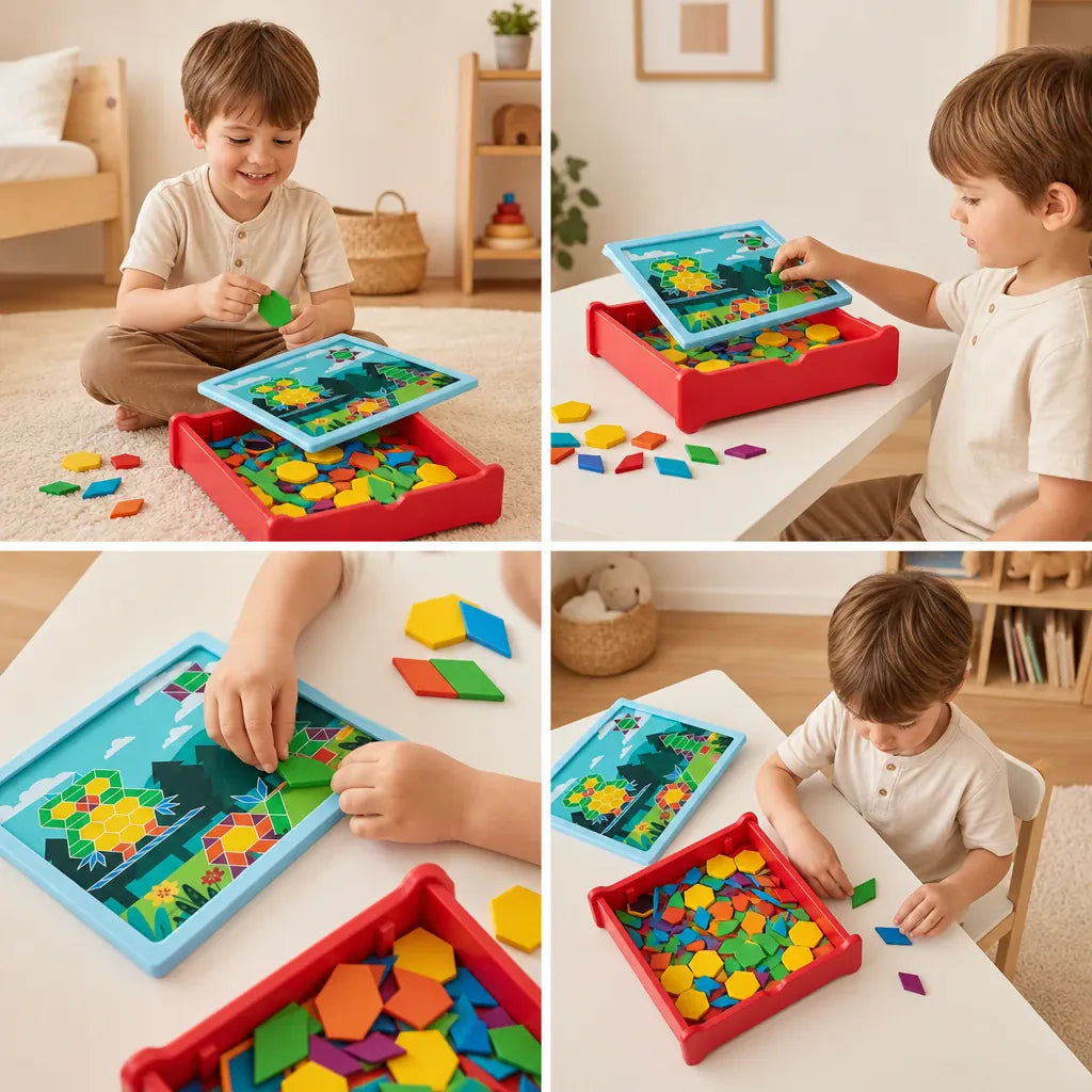 Nelokid Magnetic Tangram Puzzle