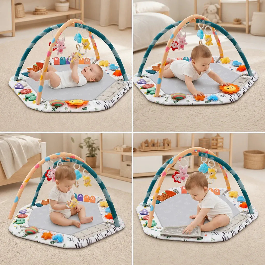 Nelokid Baby Play Gym Mat
