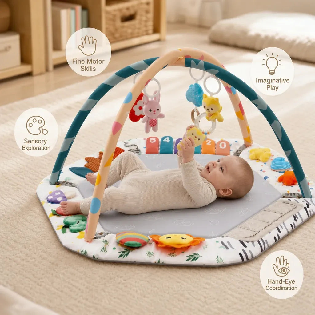 Nelokid Baby Play Gym Mat